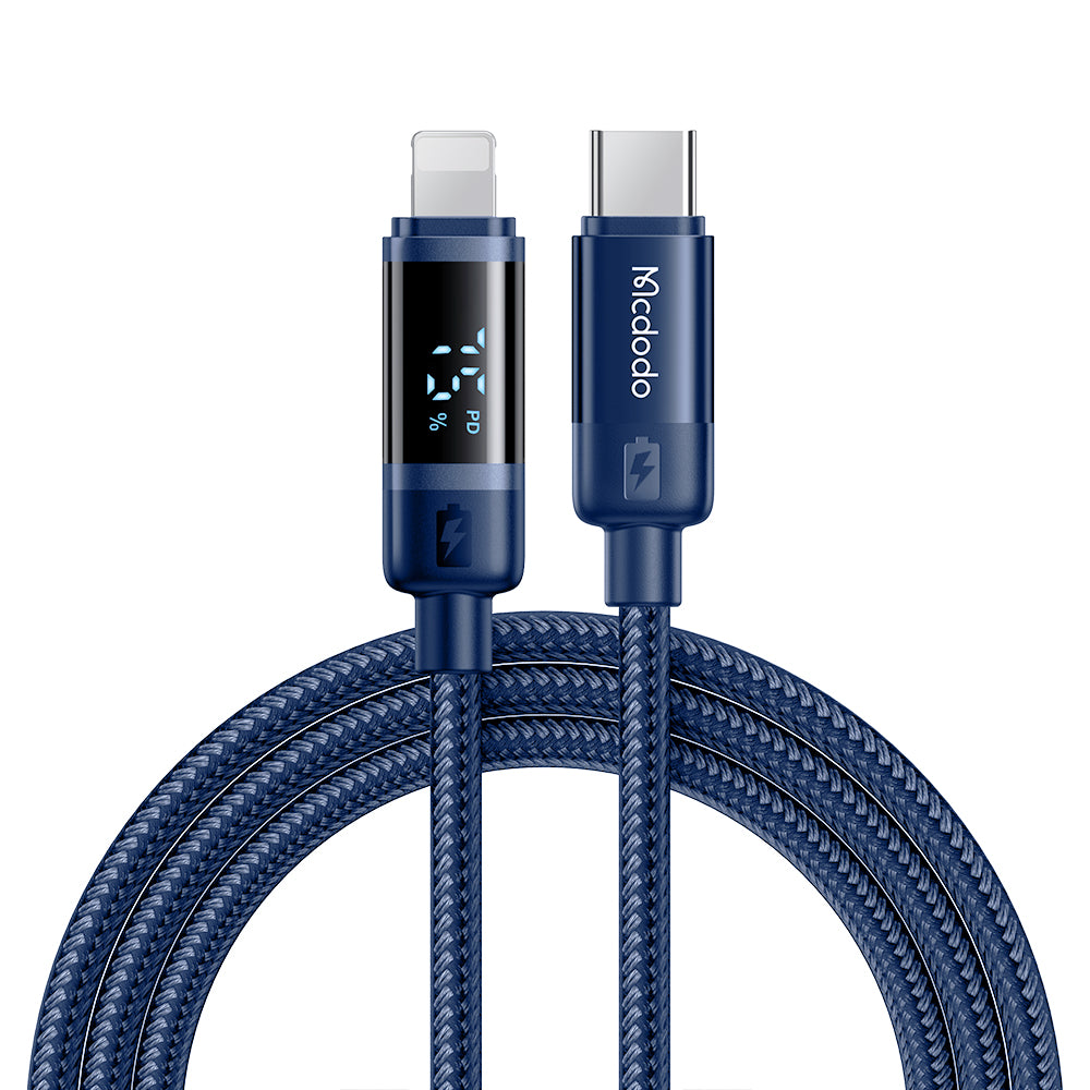 Mcdodo CA-5210 "Digital Display 36W Type-C to Lightning Data Cable 1.2m